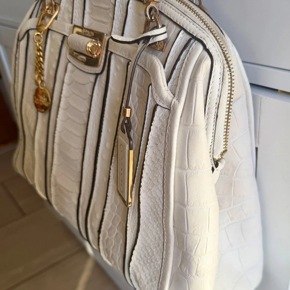 Coach Genuine Python Leather Satchel | Discontinued Exotic | Excellent Condition - Picture 2 of 16